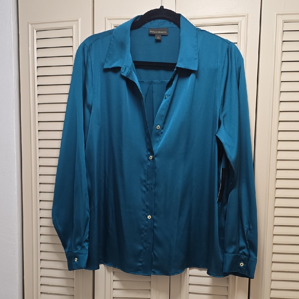 BOLD elements Turquoise Blouse